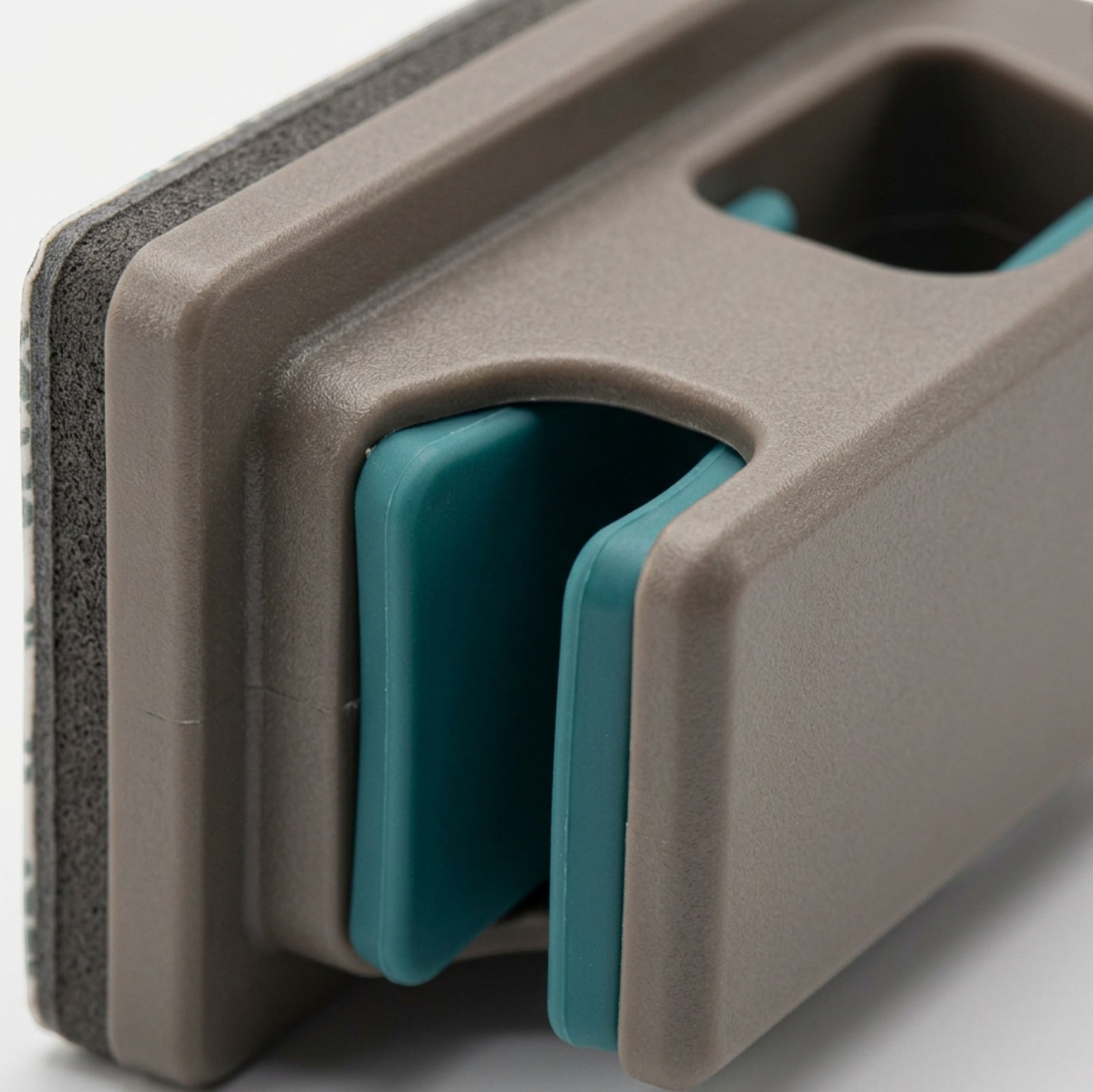 Xkvo Twinclip Adhesive Tool Grippers Gray Teal 4 Pack - Detail view